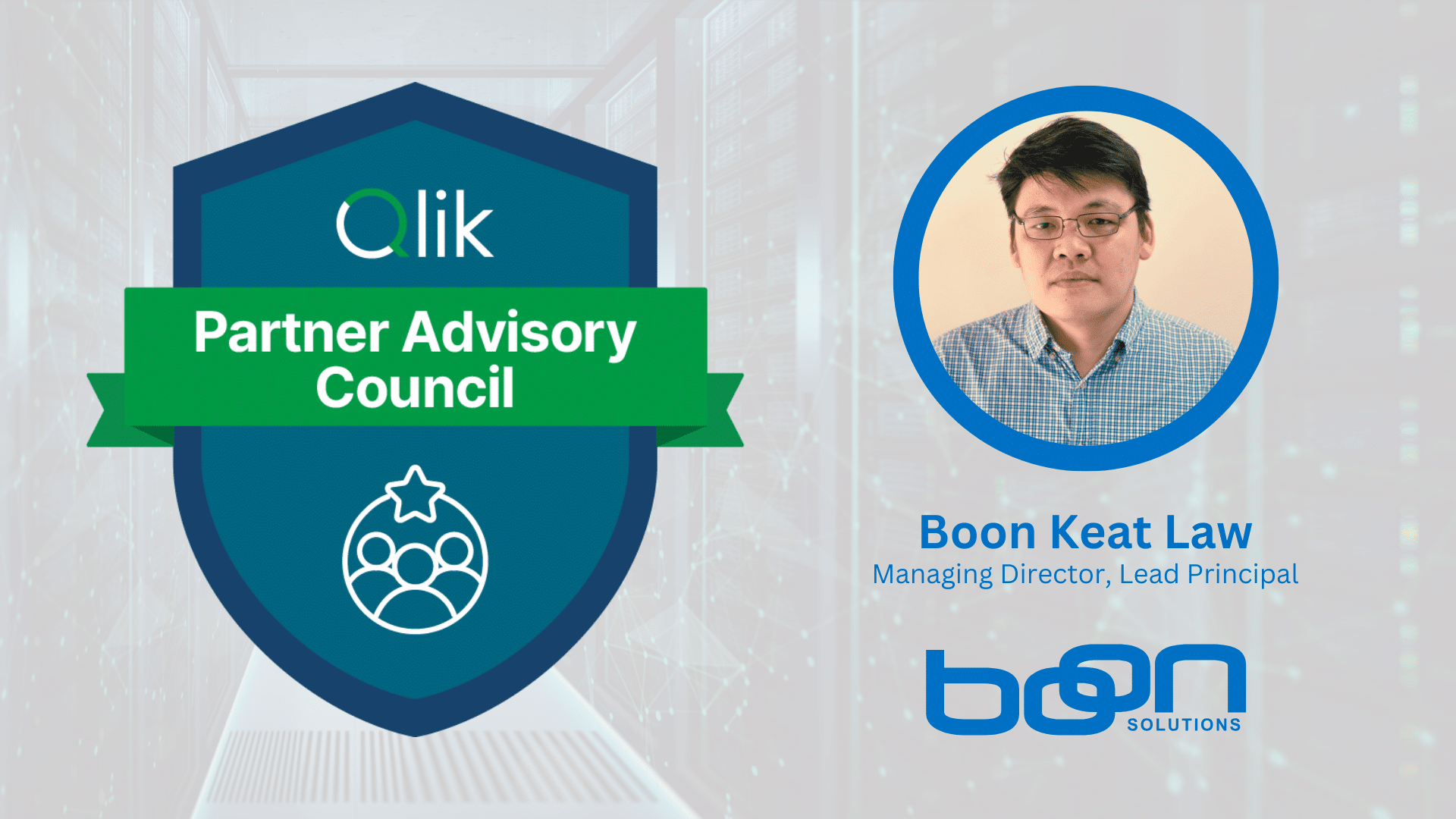 Boon Solutions selected as Qlik Partner Advisory Council (PAC) Member 2025